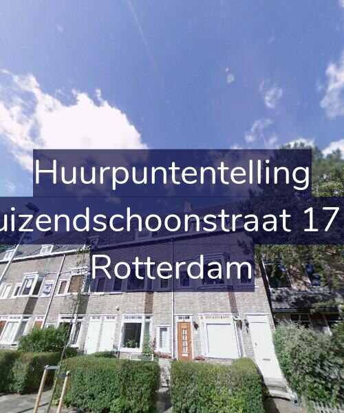 Foto gevel Huurpuntentelling voor Duizendschoonstraat 17-B, Rotterdam