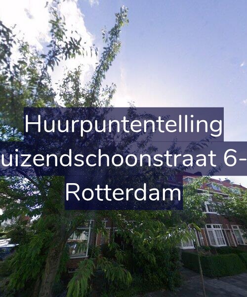 Foto gevel Huurpuntentelling voor Duizendschoonstraat 6-C, Rotterdam