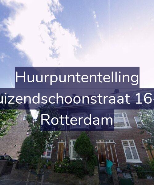 Foto gevel Huurpuntentelling voor Duizendschoonstraat 16-A, Rotterdam