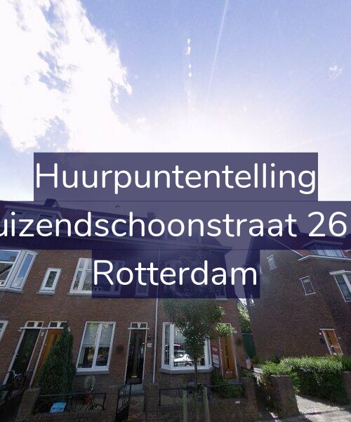 Foto gevel Huurpuntentelling voor Duizendschoonstraat 26-B, Rotterdam