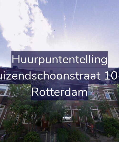 Foto gevel Huurpuntentelling voor Duizendschoonstraat 10-A, Rotterdam