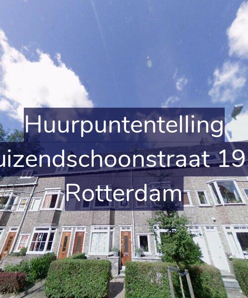 Foto gevel Huurpuntentelling voor Duizendschoonstraat 19-B, Rotterdam