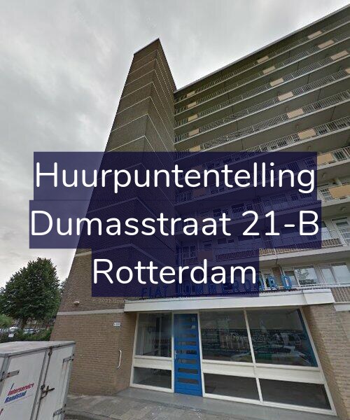 Foto gevel Huurpuntentelling voor Dumasstraat 21-B, Rotterdam