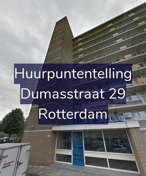 Foto gevel Huurpuntentelling voor Dumasstraat 29, Rotterdam