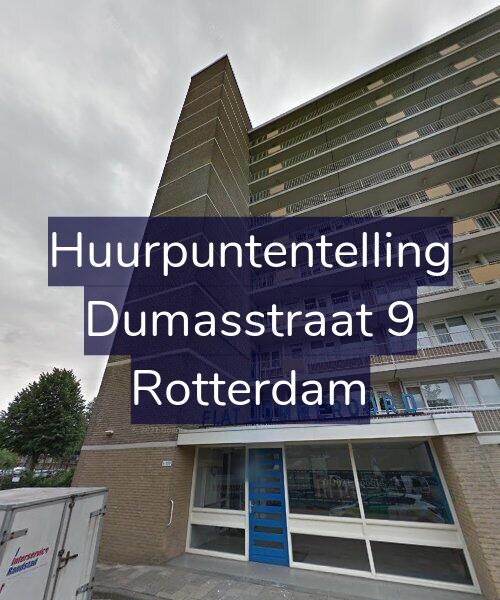 Foto gevel Huurpuntentelling voor Dumasstraat 9, Rotterdam