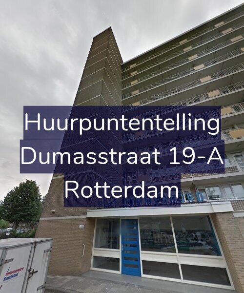 Foto gevel Huurpuntentelling voor Dumasstraat 19-A, Rotterdam