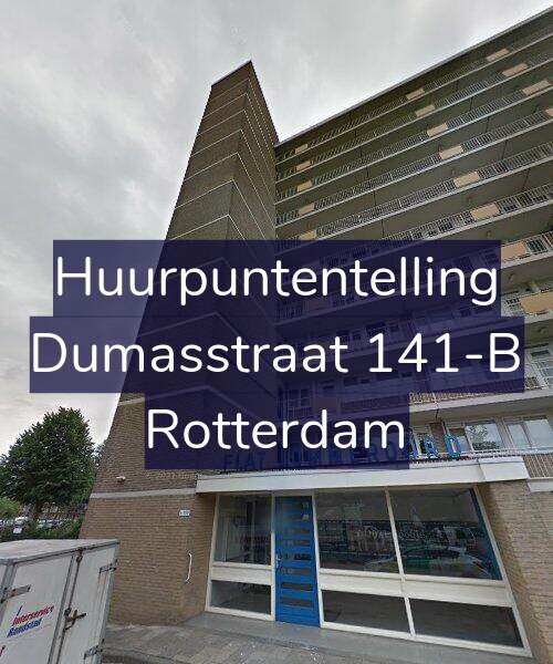 Foto gevel Huurpuntentelling voor Dumasstraat 141-B, Rotterdam