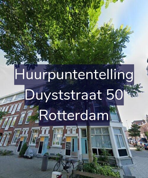 Foto gevel Huurpuntentelling voor Duyststraat 50, Rotterdam