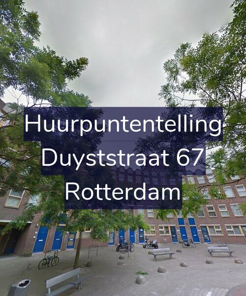 Foto gevel Huurpuntentelling voor Duyststraat 67, Rotterdam