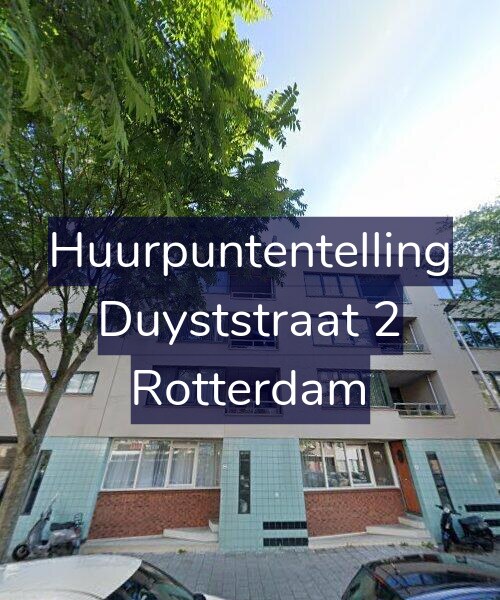 Foto gevel Huurpuntentelling voor Duyststraat 2, Rotterdam
