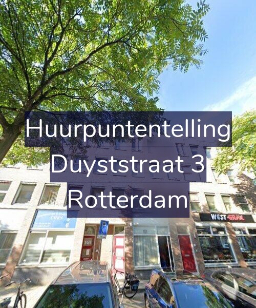 Foto gevel Huurpuntentelling voor Duyststraat 3, Rotterdam