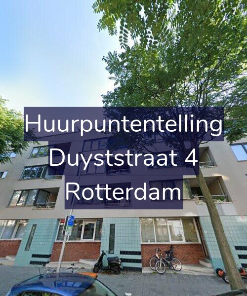 Foto gevel Huurpuntentelling voor Duyststraat 4, Rotterdam