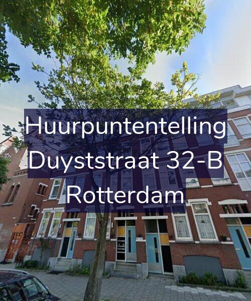 Foto gevel Huurpuntentelling voor Duyststraat 32-B, Rotterdam