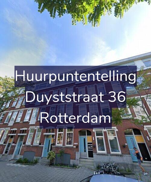 Foto gevel Huurpuntentelling voor Duyststraat 36, Rotterdam