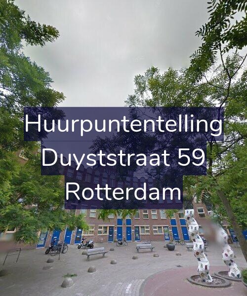 Foto gevel Huurpuntentelling voor Duyststraat 59, Rotterdam