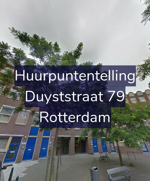 Foto gevel Huurpuntentelling voor Duyststraat 79, Rotterdam