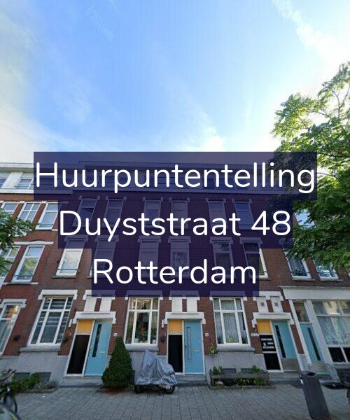 Foto gevel Huurpuntentelling voor Duyststraat 48, Rotterdam