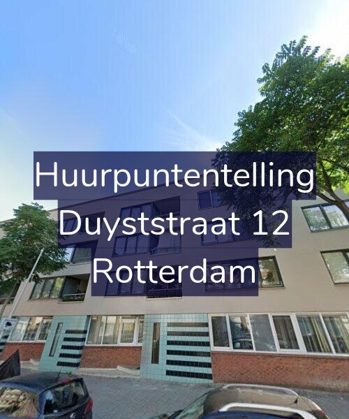 Foto gevel Huurpuntentelling voor Duyststraat 12, Rotterdam