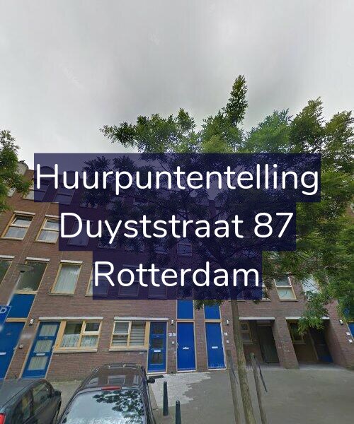Foto gevel Huurpuntentelling voor Duyststraat 87, Rotterdam