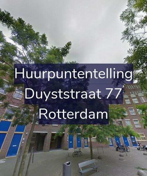 Foto gevel Huurpuntentelling voor Duyststraat 77, Rotterdam