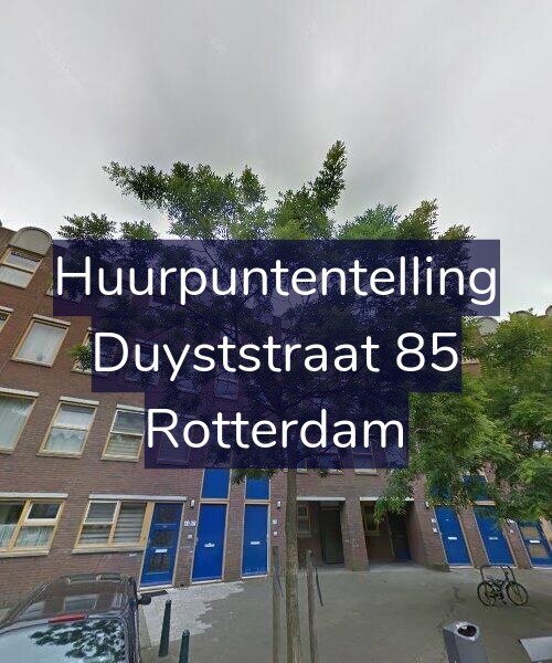 Foto gevel Huurpuntentelling voor Duyststraat 85, Rotterdam