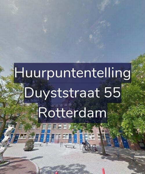 Foto gevel Huurpuntentelling voor Duyststraat 55, Rotterdam