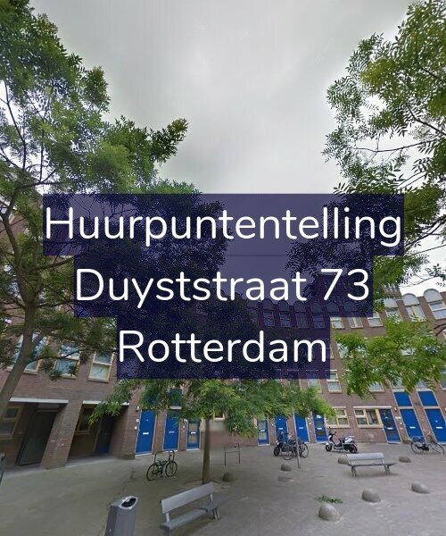 Foto gevel Huurpuntentelling voor Duyststraat 73, Rotterdam