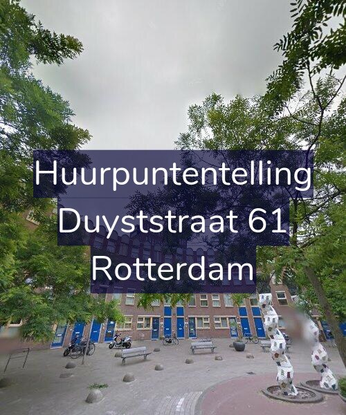 Foto gevel Huurpuntentelling voor Duyststraat 61, Rotterdam