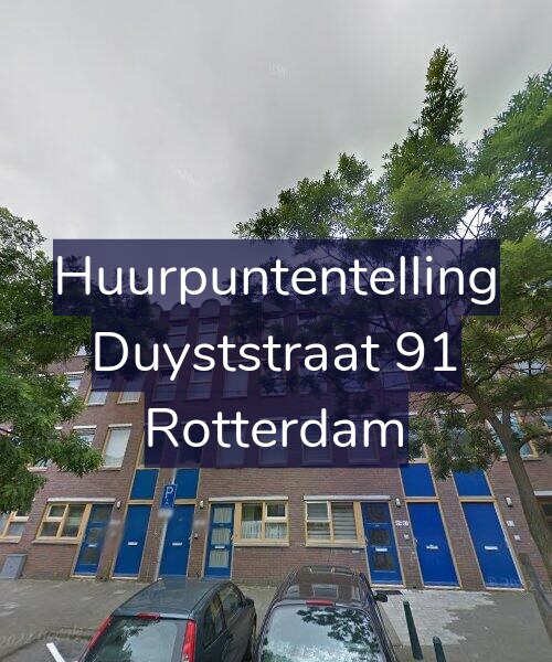 Foto gevel Huurpuntentelling voor Duyststraat 91, Rotterdam