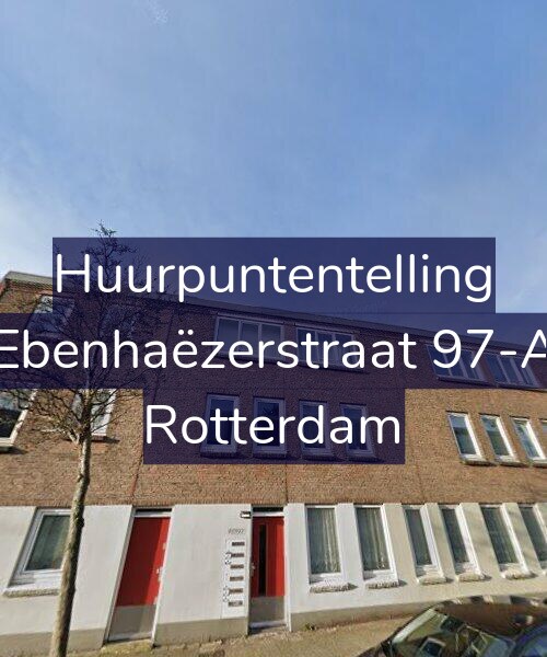 Foto gevel Huurpuntentelling voor Ebenhaëzerstraat 97-A, Rotterdam