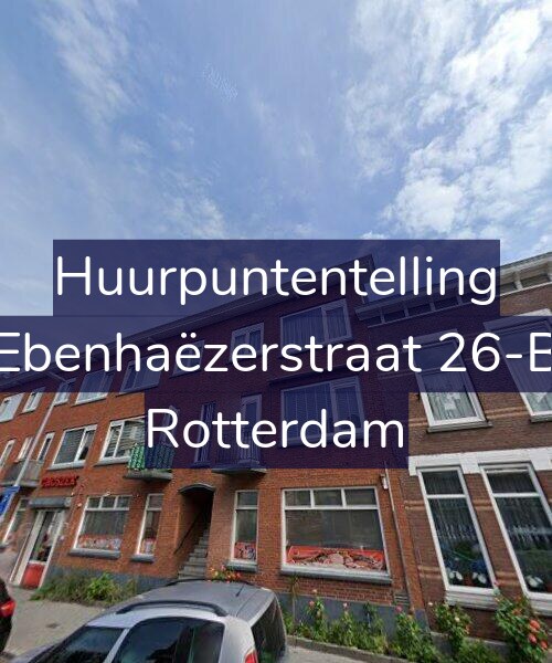 Foto gevel Huurpuntentelling voor Ebenhaëzerstraat 26-B, Rotterdam