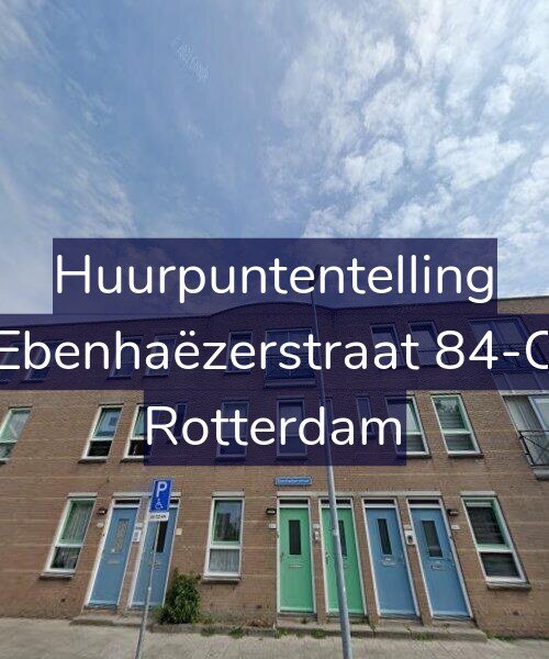 Foto gevel Huurpuntentelling voor Ebenhaëzerstraat 84-C, Rotterdam