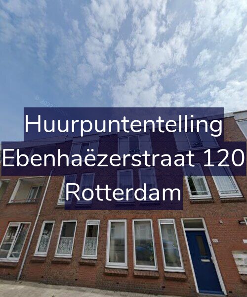 Foto gevel Huurpuntentelling voor Ebenhaëzerstraat 120, Rotterdam