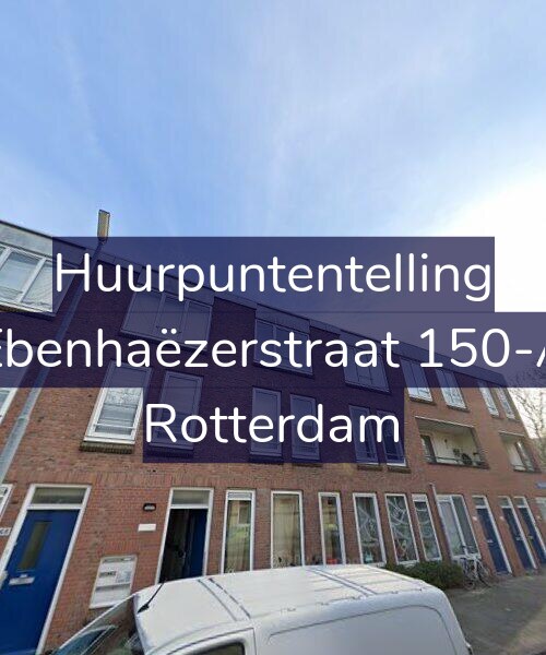 Foto gevel Huurpuntentelling voor Ebenhaëzerstraat 150-A, Rotterdam