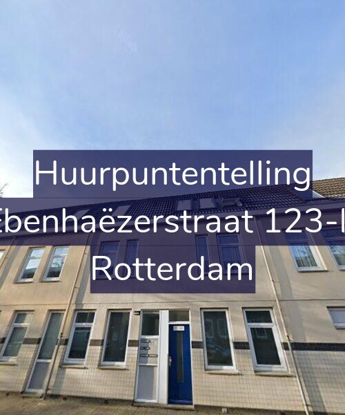 Foto gevel Huurpuntentelling voor Ebenhaëzerstraat 123-B, Rotterdam