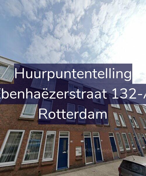 Foto gevel Huurpuntentelling voor Ebenhaëzerstraat 132-A, Rotterdam