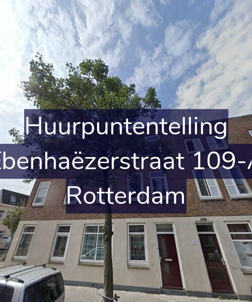 Foto gevel Huurpuntentelling voor Ebenhaëzerstraat 109-A, Rotterdam