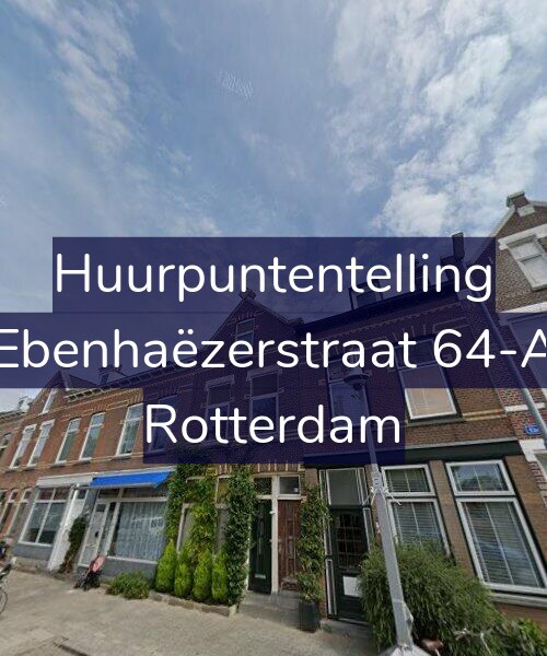 Foto gevel Huurpuntentelling voor Ebenhaëzerstraat 64-A, Rotterdam
