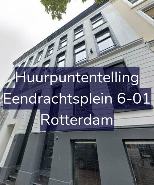 Foto gevel Huurpuntentelling voor Eendrachtsplein 6-01, Rotterdam