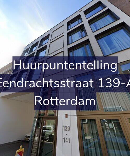 Foto gevel Huurpuntentelling voor Eendrachtsstraat 139-A, Rotterdam