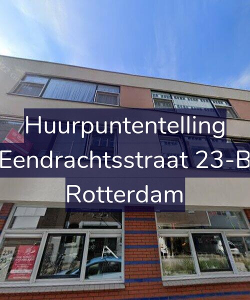 Foto gevel Huurpuntentelling voor Eendrachtsstraat 23-B, Rotterdam