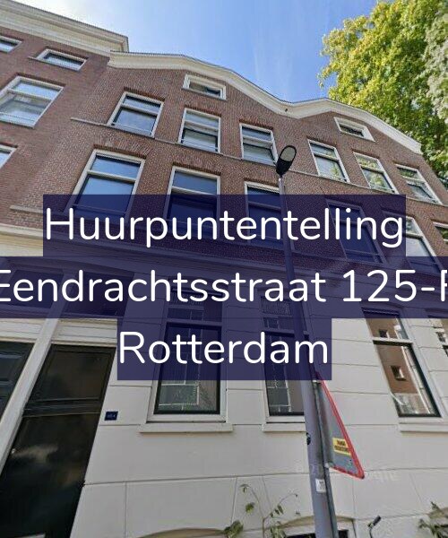 Foto gevel Huurpuntentelling voor Eendrachtsstraat 125-F, Rotterdam