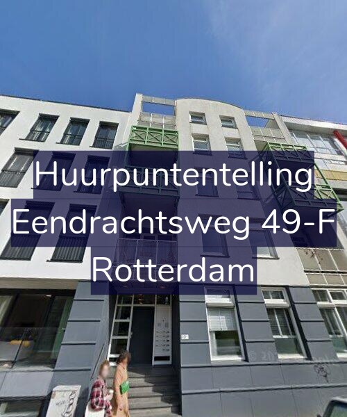 Foto gevel Huurpuntentelling voor Eendrachtsweg 49-F, Rotterdam