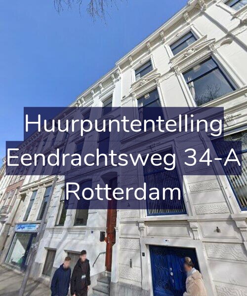 Foto gevel Huurpuntentelling voor Eendrachtsweg 34-A, Rotterdam