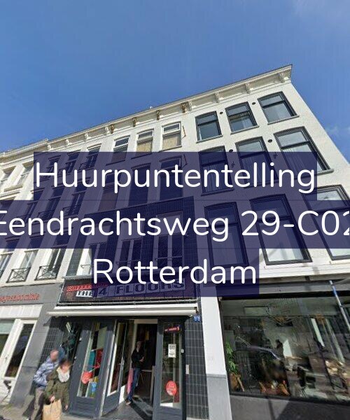 Foto gevel Huurpuntentelling voor Eendrachtsweg 29-C02, Rotterdam