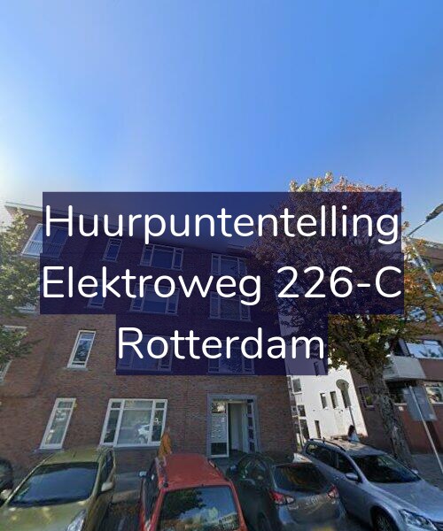 Foto gevel Huurpuntentelling voor Elektroweg 226-C, Rotterdam