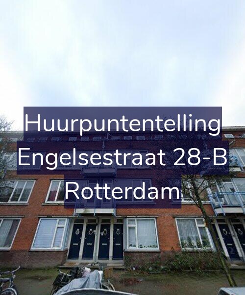 Foto gevel Huurpuntentelling voor Engelsestraat 28-B, Rotterdam