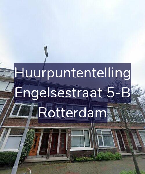 Foto gevel Huurpuntentelling voor Engelsestraat 5-B, Rotterdam