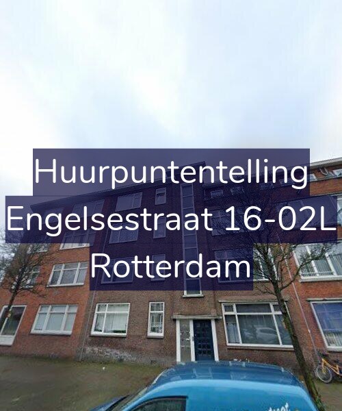 Foto gevel Huurpuntentelling voor Engelsestraat 16-02L, Rotterdam