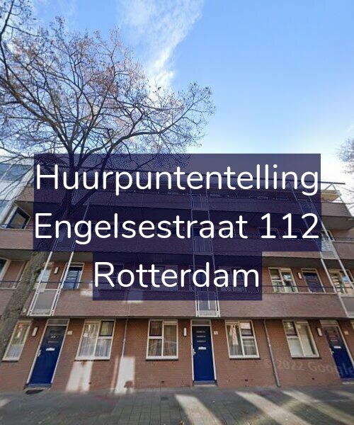 Foto gevel Huurpuntentelling voor Engelsestraat 112, Rotterdam